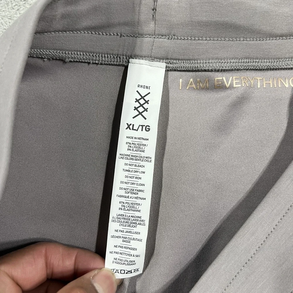 Rhone DreamGlow Jogger Sweatpants Womens XL Lounge High Rise Dove Gray